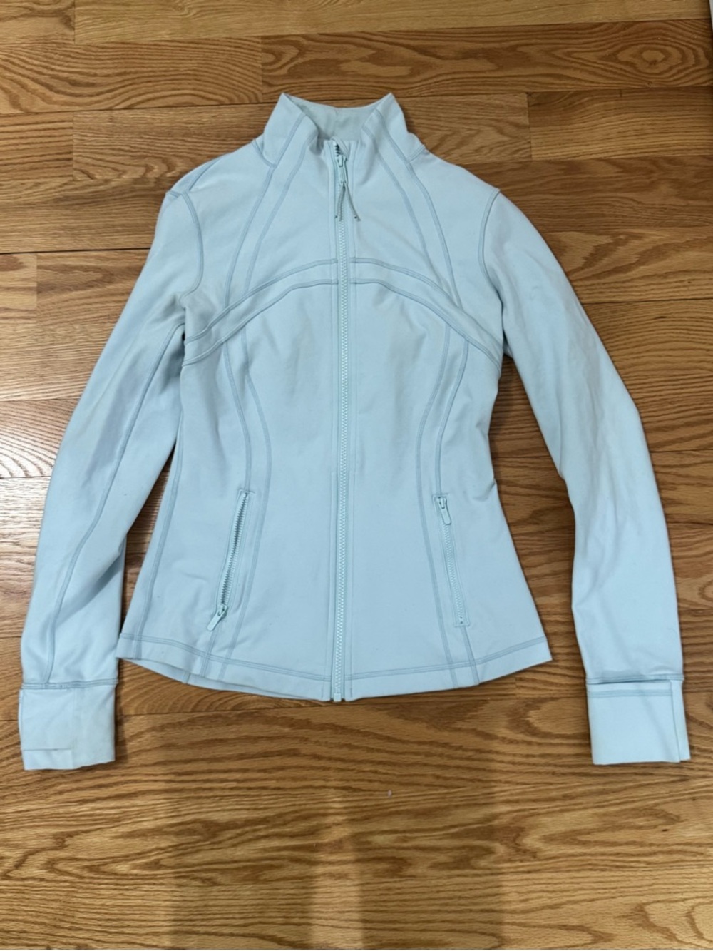 lululemon defined jacket Pale Blue Zip-Up
